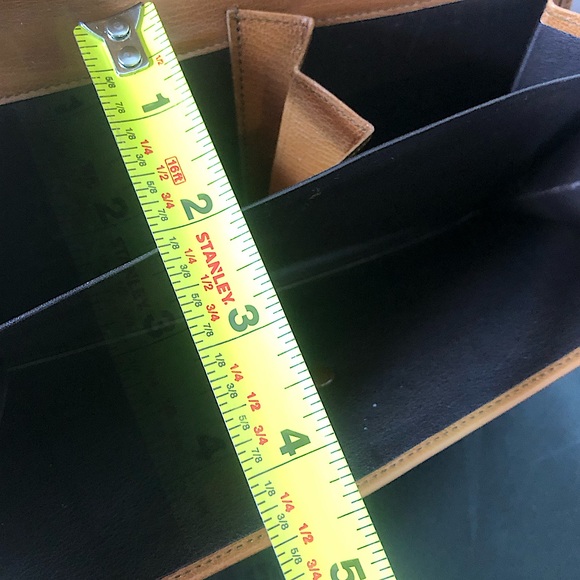 LOEWE Wallet Two Tone Trifold Leather Clutch Made In Spain - Picture 9 of 16